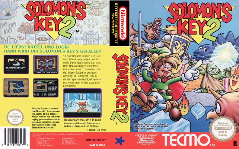 Solomon S Key Arcade Artwork