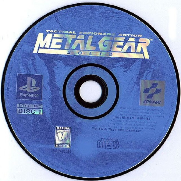 Metal-Gear-Solid-disc-1-of-2--U--SLUS 