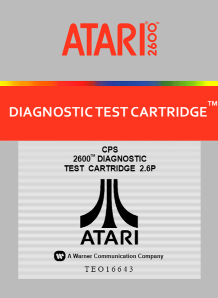 atari 2600 diagnostic cartridge